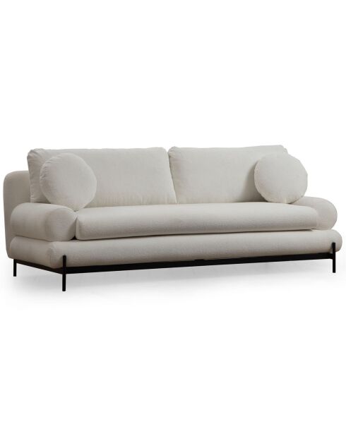 Livorno 3-Sitzer-Sofa weiß - 230x85x92 cm