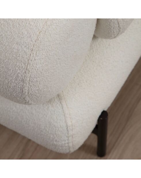 Livorno 3-Sitzer-Sofa weiß - 230x85x92 cm