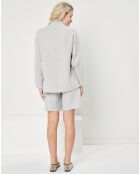 Pyjama 100% Gaze de Coton Maria Intemporel gris clair