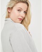 Pyjama 100% Gaze de Coton Maria Intemporel gris clair