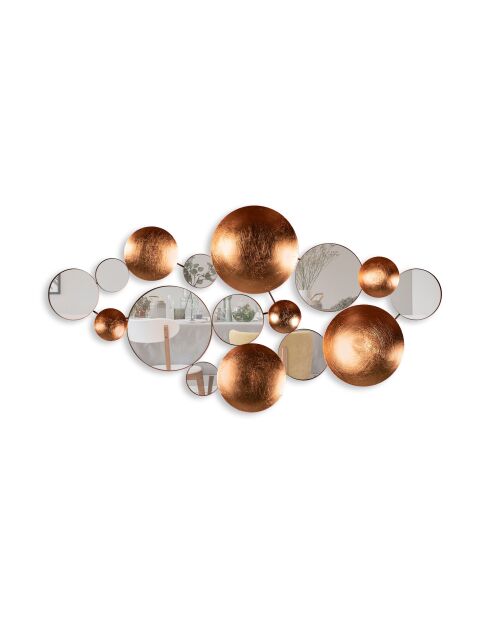 Accessorio decorativo da parete in metallo multicolore - 116x60 cm