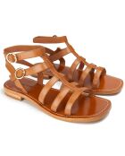 Sandales en Cuir Khasi camel