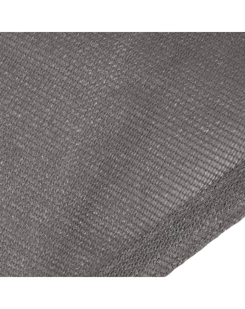 Voile d'ombrage triangulaire gris - 5x5x5 m