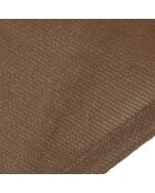 Voile d'ombrage rectangulaire taupe  - 4x3 m
