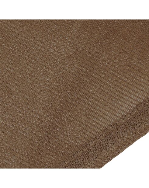 Voile d'ombrage rectangulaire taupe  - 4x3 m