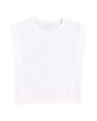 T-Shirt en Coton Tania sans manches blanc