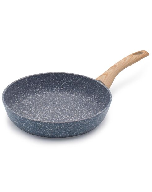 Poêle induction en aluminium forgé Pierre Gourmet grise - D.24 cm