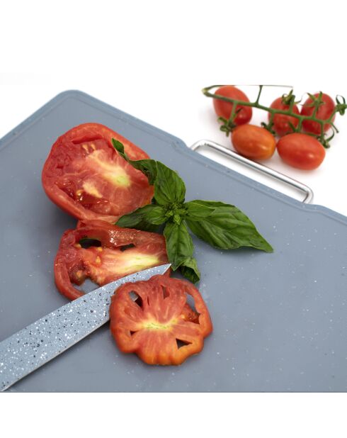 3 Planches à découper avec support Pierre Gourmet grises