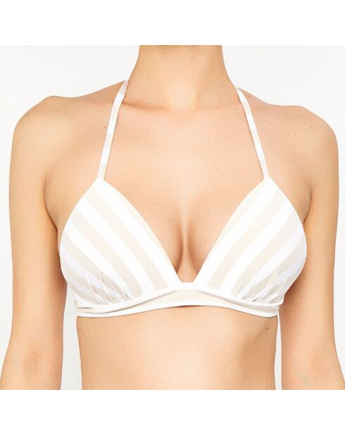 Haut de maillot de bain Push-Up Amara blanc