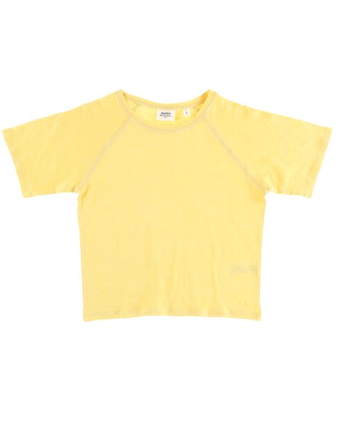 T-Shirt 100% Lin Thérèse jaune