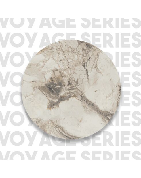 Bibliothèque vg4-ge blanc/doré - 87.5x175x30 cm