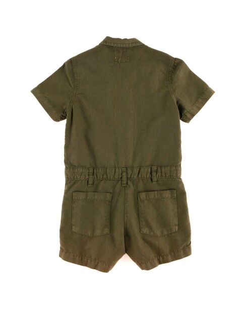 Combinaison en Coton & Lin Savy vert kaki