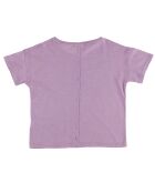 T-Shirt en Coton Nina rose violine