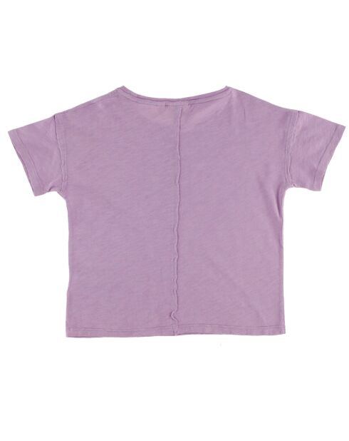 T-Shirt en Coton Nina rose violine