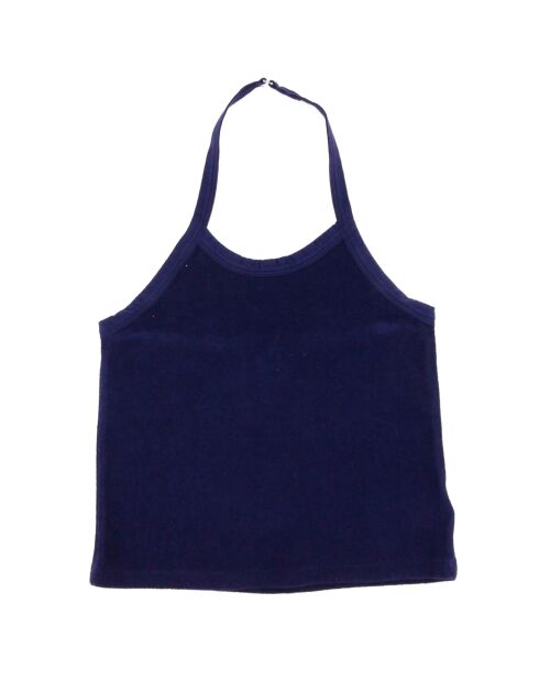 Top en Coton éponge Teddie bleu nuit