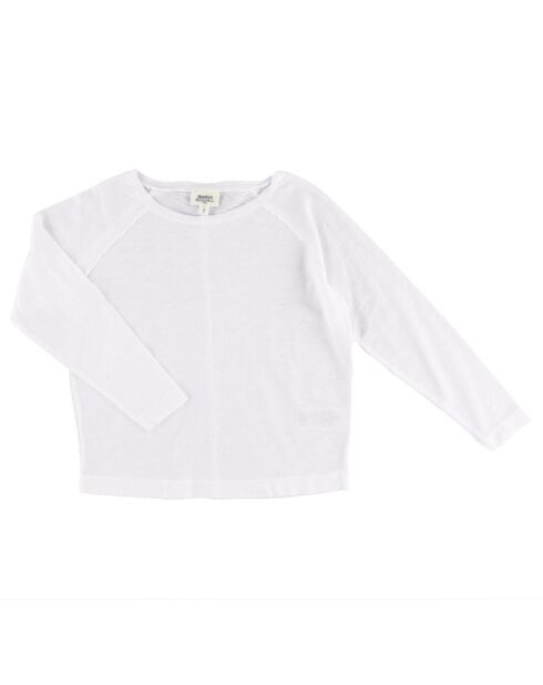 T-Shirt en Coton Bianca blanc