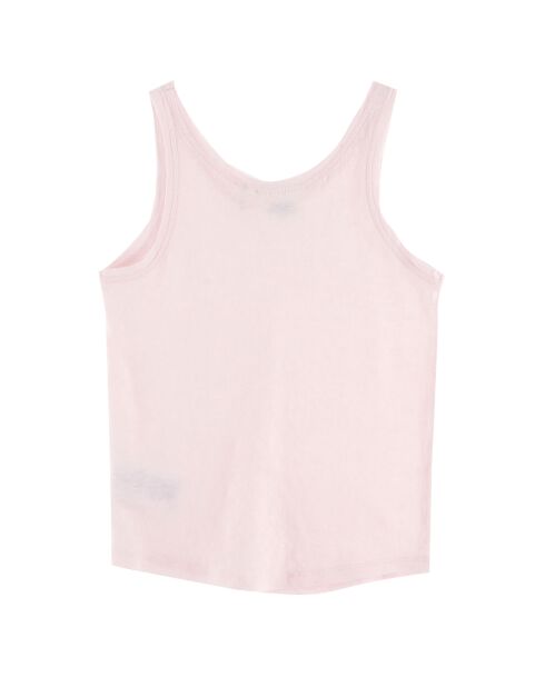 Débardeur 100% Lin Tania rose blush