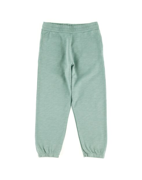 Pantalon de jogging en Coton Tida vert eucalyptus