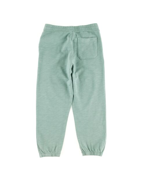 Pantalon de jogging en Coton Tida vert eucalyptus