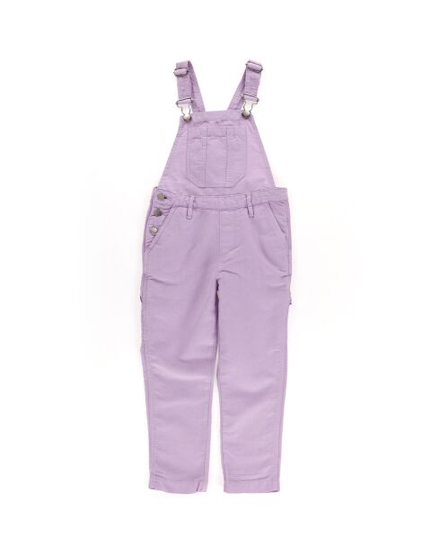 Combinaison en Coton & Lin Panda parme