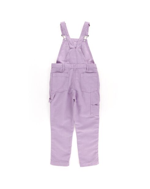 Combinaison en Coton & Lin Panda parme