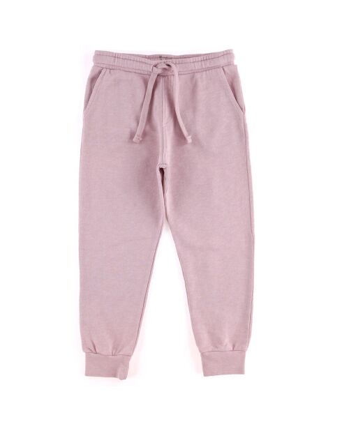 Jogging fin en Coton Roméo rose clair