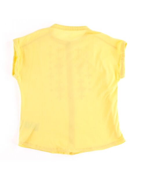 Blouse en Coton Ginna à broderies jaune