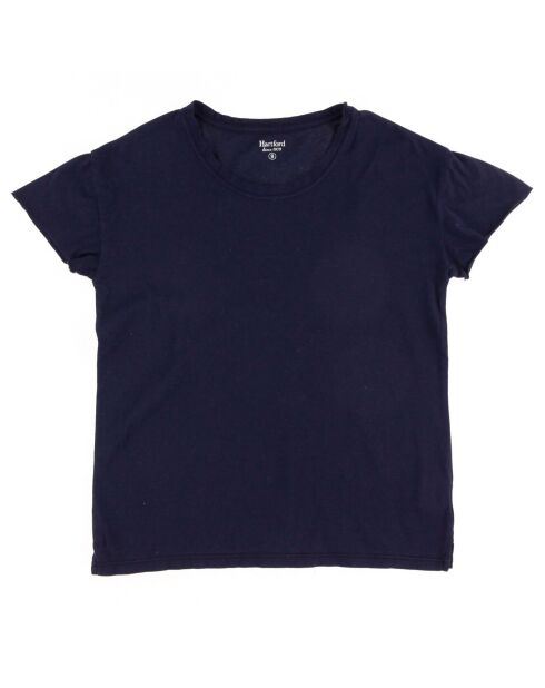 T-Shirt fin en Coton Joy bleu nuit