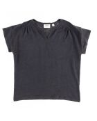 T-Shirt 100% Lin Marguerite gris graphite