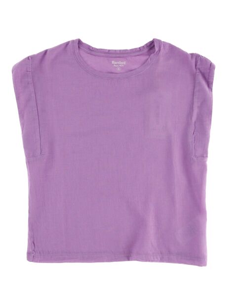 T-Shirt en Coton Tania sans manches violet