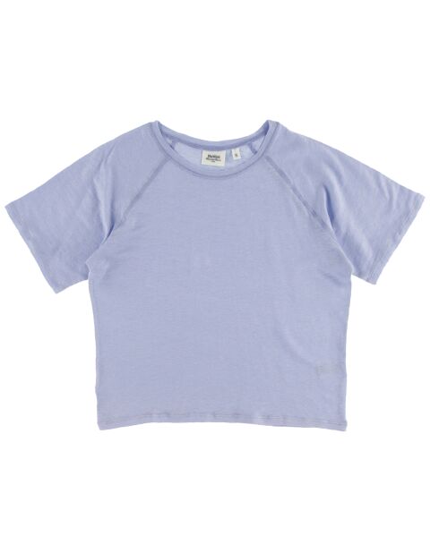 T-Shirt 100% Lin Thérèse bleu lavande