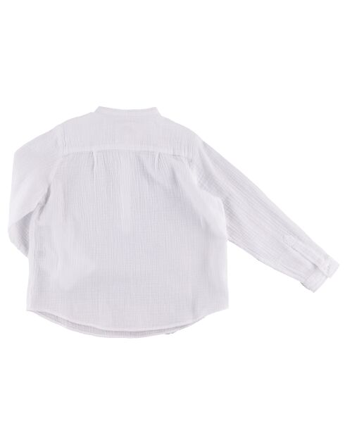 Chemise en Gaze de Coton Codex blanche