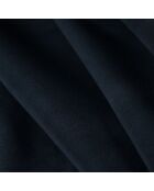 Canapé d'angle Gauche velours Charles 5 Places bleu foncé  - 366x180x69 cm