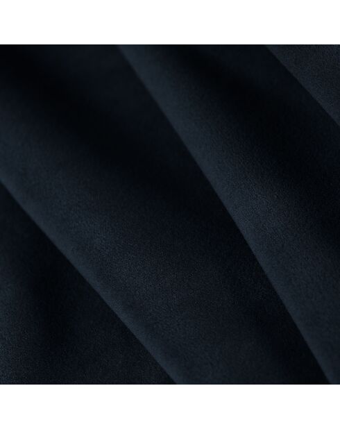 Linkerhoekbank Charles velvet 5-zits donkerblauw - 366x180x69 cm