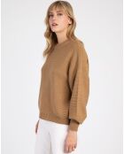 Pull en Laine mélangée Lebato camel