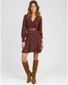 Robe Mano ocelot canelle