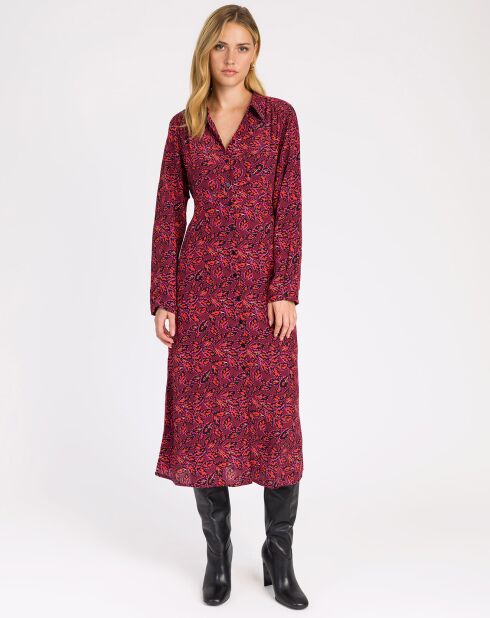 Robe Mantry livia bordeaux