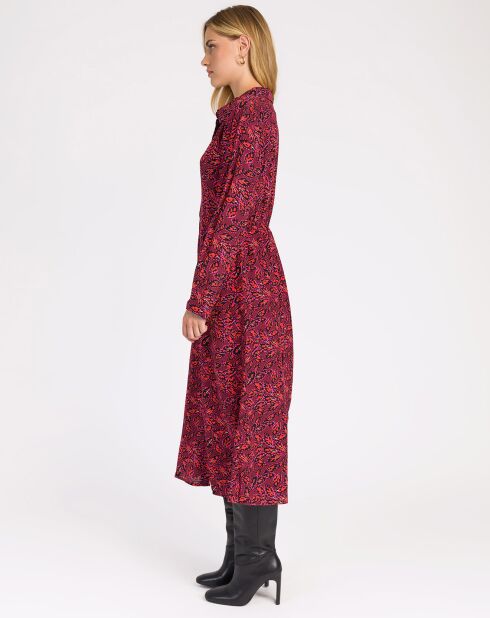 Robe Mantry livia bordeaux