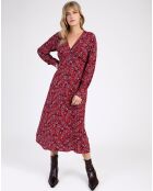 Robe Miroko paisley sanguine