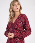 Robe Miroko paisley sanguine