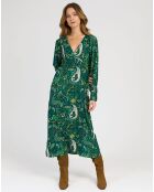 Robe Orora sati green