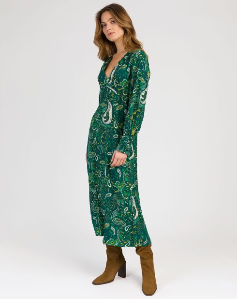 Robe Orora sati green