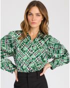 Chemise Salvy casa vert