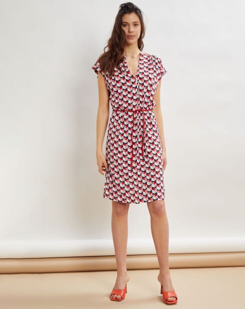 Robe Riva imprimé love multicolore