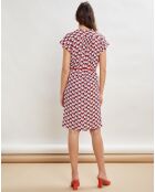 Robe Riva imprimé love multicolore