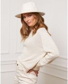 Pull Astro en Cachemire mélangé beige/écru