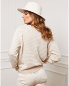 Pull Astro en Cachemire mélangé beige/écru