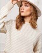 Pull Astro en Cachemire mélangé beige/écru