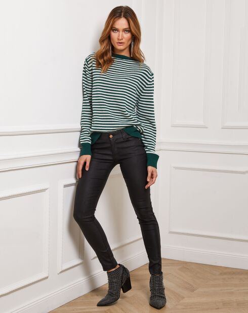 Pull Astro en Cachemire mélangé vert/écru
