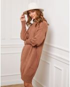 Robe Martini en Cachemire mélangé camel